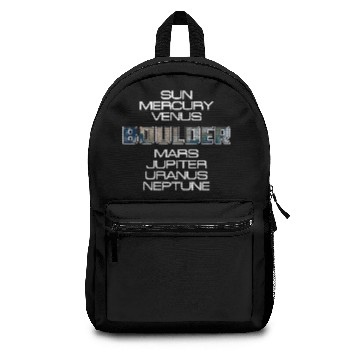 Discover Solar System Planet Earth Boulder Gift Backpacks