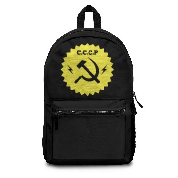Discover Communist CCCP Badge Backpacks