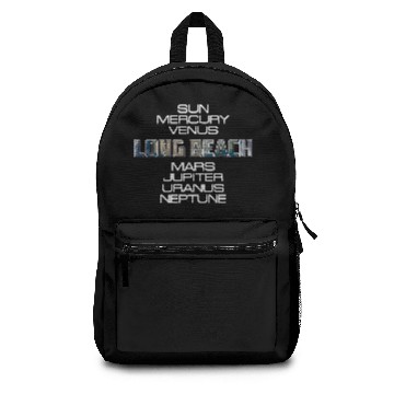 Discover Solar System Planet Earth Long Beach Gift Backpacks