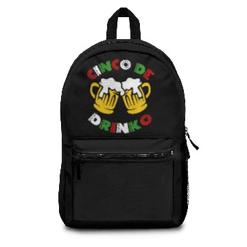 Discover Cinco De Drinko Backpacks - Funny Beer Drinking