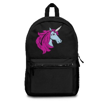 Discover Colorful Cartoon Unicorn - Purple Backpacks