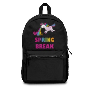 Discover spring-break-unicorn, puking unicorn Backpacks