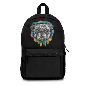 Discover pug face Backpacks