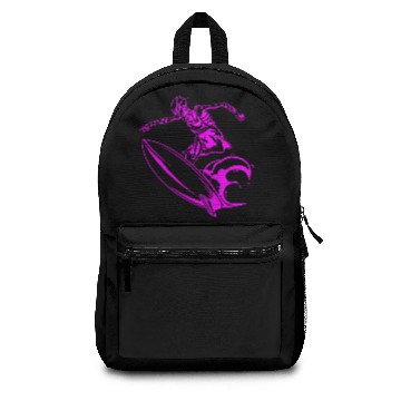 Discover Surfing Skeleton 2b Backpacks