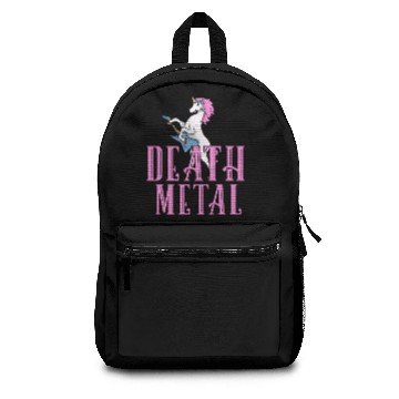 Discover Death Metal Unicorn Rainbow Backpacks Heavy Metal Gift