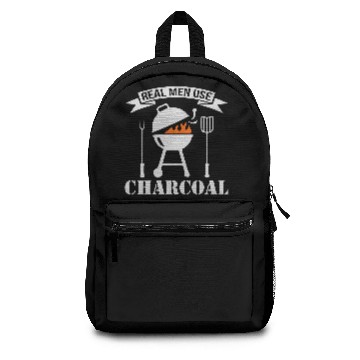 Discover Real Men Charcoal Backpacks