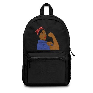 Discover Rosie The Riveter Afro Backpacks