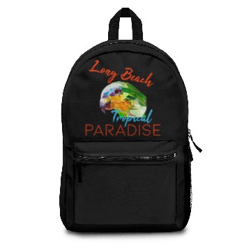 Discover Parrot Long Beach lettering Backpacks