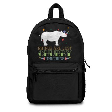 Discover RHINOS ARE JUST CHUBBY UNICORNS Backpacks