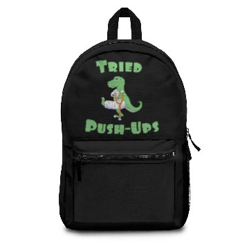 Discover T Rex Hates Push Postal Service Backpacks