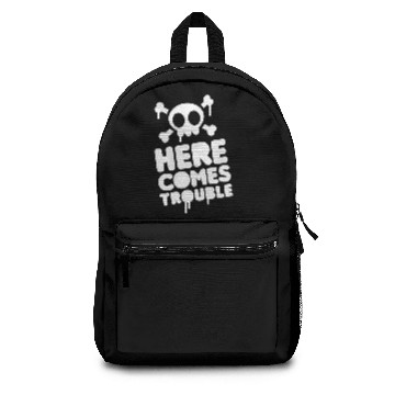 Discover Here comes trouble Backpacks