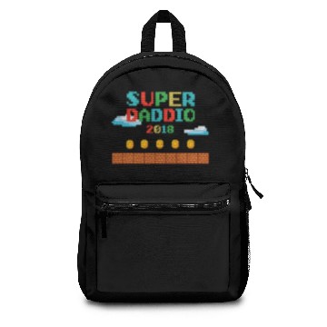 Discover Funny Super Daddio Backpacks