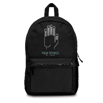Discover Palm Springs Logo Backpacks