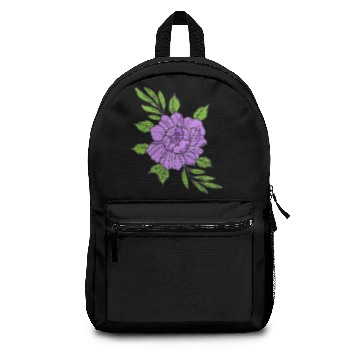 Discover Violet Flower Backpacks