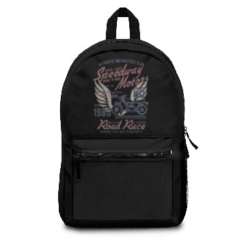 Discover Speedway Born to Ride Backpacks