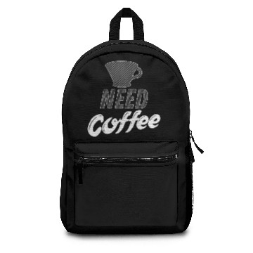 Discover Need Coffee - Dad & Son Funny Matching Backpacks