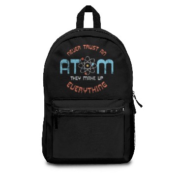 Discover Science - Never trust an atom Backpacks