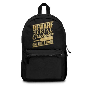 Discover Cricket Player Serial Cricketer on the Loose Backpacks