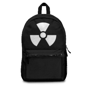 Discover Biohazard Logo Die cut Vinyl Backpacks