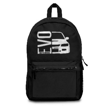 Discover Evo Mitsubishi Evolution Backpacks Car Racing DSM Dia