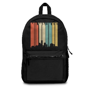 Discover City - retro 1970's milwaukee wisconsin downtown Backpacks