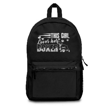 Discover This Girl Loves Her Boxer Backpacks