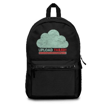 Discover Clouds Upload failed IT geek tech Backpacks