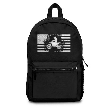 Discover Motocross Flag Backpacks