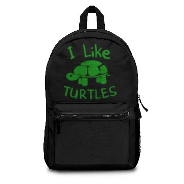 Discover I Like Turtles Backpacks