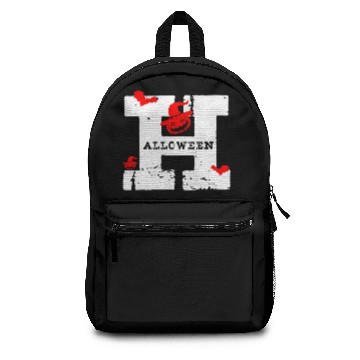 Discover Halloween red bat Backpacks