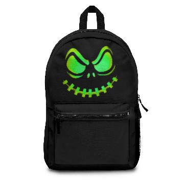 Discover Scary Evil Pumpkin Face Halloween Jack-O-Lantern Backpacks