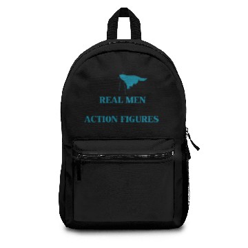 Discover Real Men Collect Action Figures Backpacks