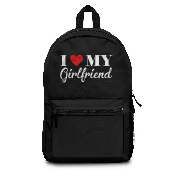 Discover I love my Girlfriend Backpacks