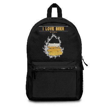Discover I LOVE BEER Backpacks