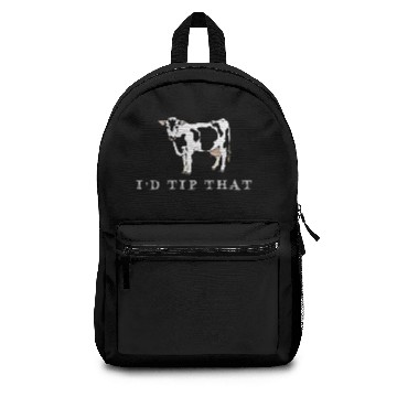 Discover Funny Cow Farmer Design Backpacks