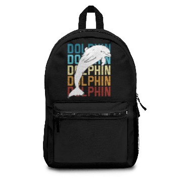 Discover Animal Print Gift Dolphin Backpacks