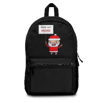 Discover Grumpy Santa with shield Backpacks