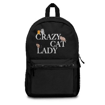 Discover Crazy Cat Lady Backpacks