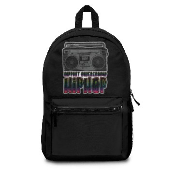 Discover support underground hiphop gift Backpacks