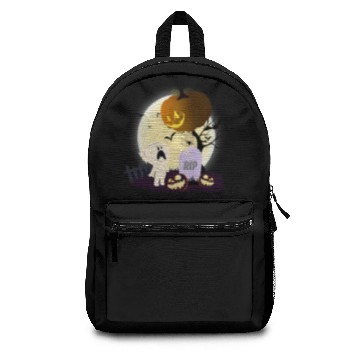 Discover Scared Ghost in Graveyard Backpacks