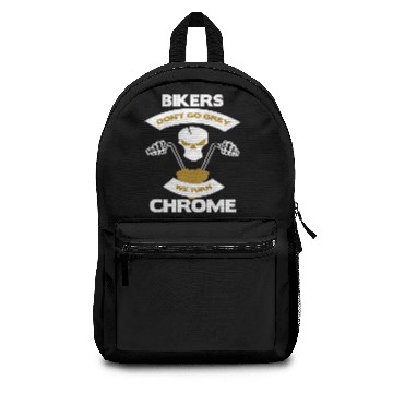 Discover Biker Backpacks • Motorcycle Love • Chrome Gift