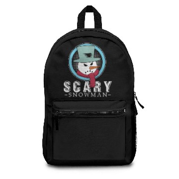 Discover Scary Snowman funny snowman gift christmas Backpacks