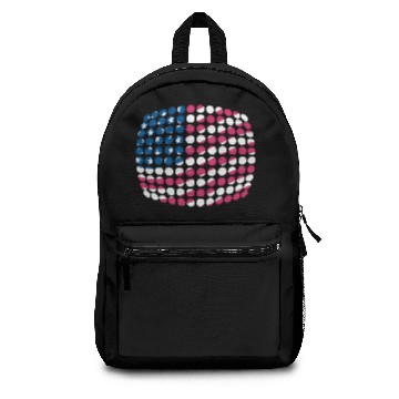 Discover US flag (Dotted) Backpacks