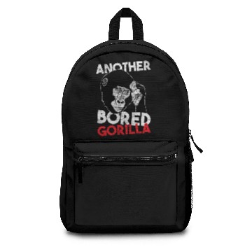 Discover Bored Gorilla Monkey Ape gift Backpacks