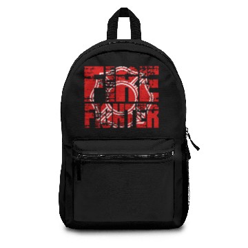Discover Firefighters firefighter occupation fire emblem Backpacks