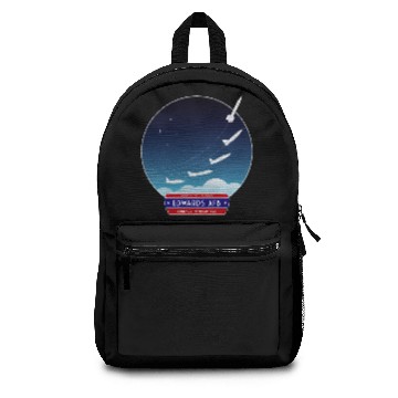 Discover Edwards Air Force Base - red/blue logo Backpacks