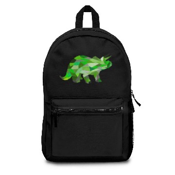 Discover triceratops green Backpacks