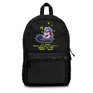 Discover Any key pun unicorn computer science Backpacks