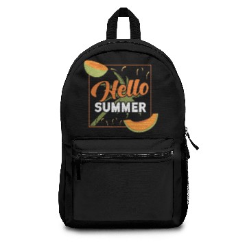 Discover Hello Summer Gift Melon Refreshing Hot Backpacks