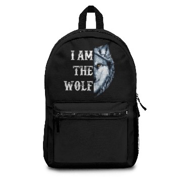 Discover i am the wolf animals amazon scare eat meat kill w Backpacks